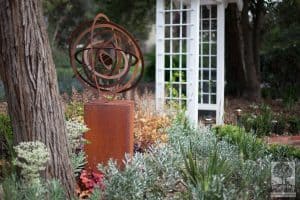 View of front garden from the driveway in Blackburn garden design