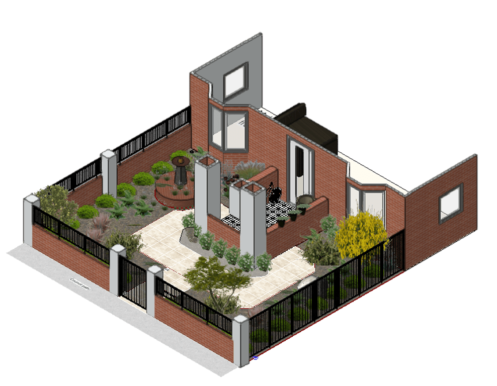 Brunswick garden design by Parveen Dhaliwal