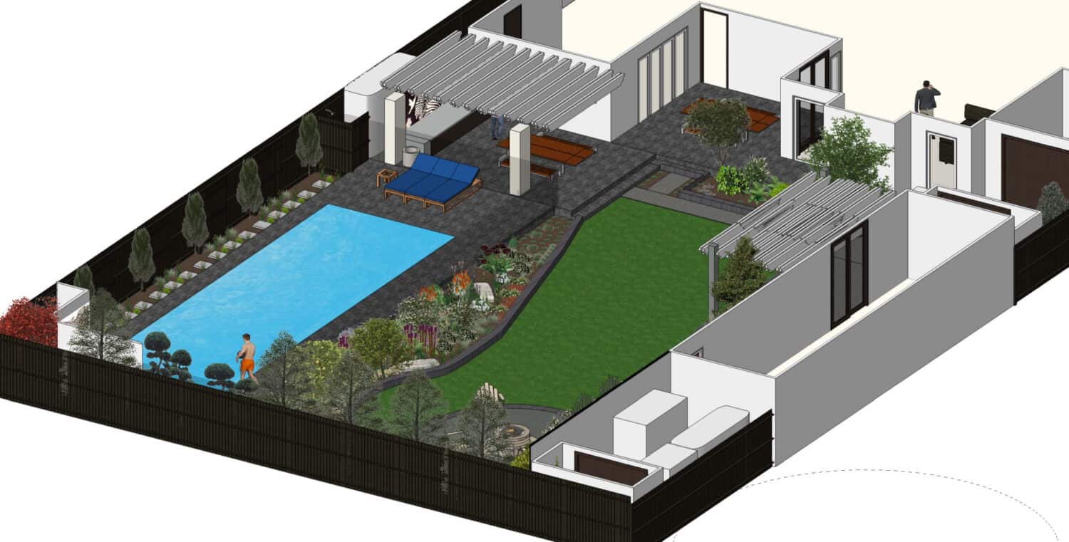 Glen Iris garden design by Parveen Dhaliwal