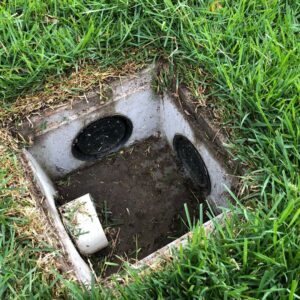 Install a french drain as an alternative drainage solution