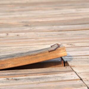 Inspect and repair any damage to your timber decking