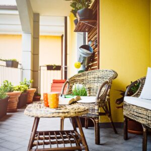 Multipurpose balcony garden furniture