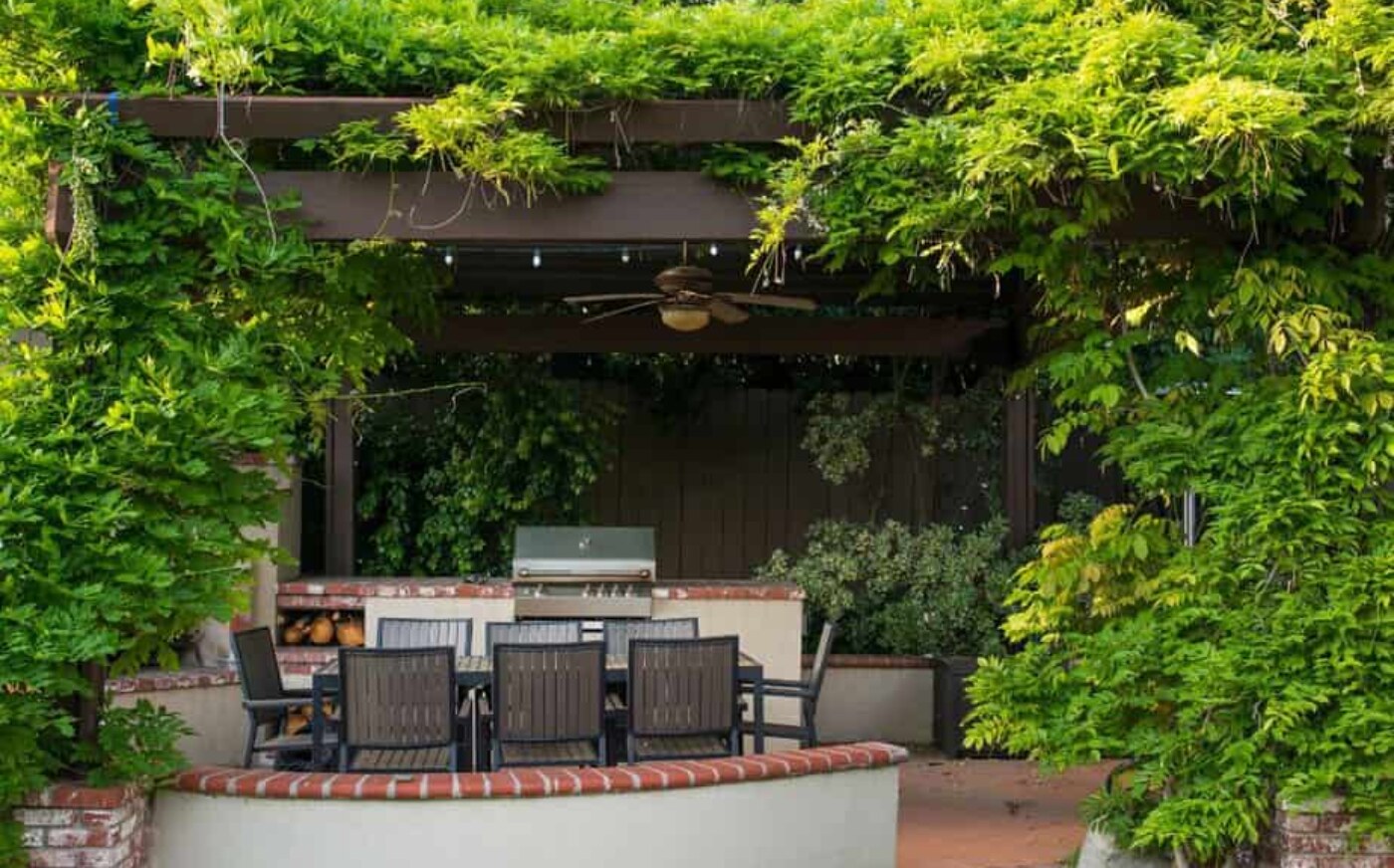 Multiple benefits of a pergola