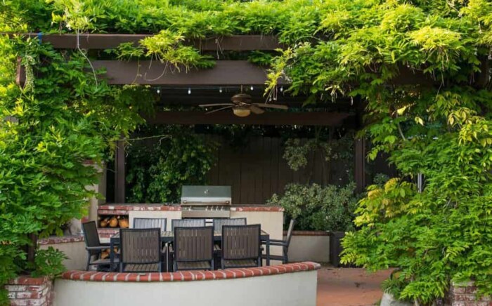 Multiple benefits of a pergola