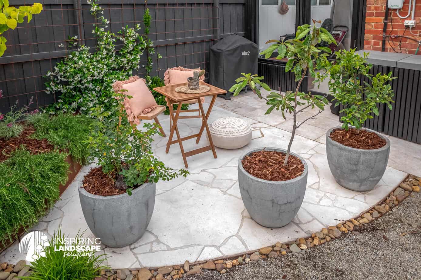 Brunswick East Relaxing corner surrounded by greenery