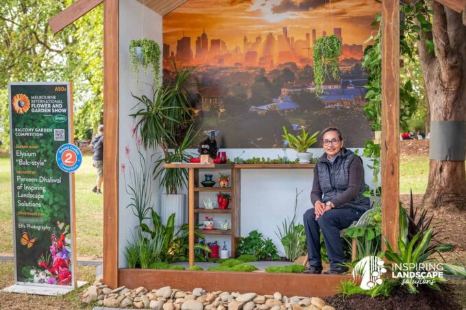 Award winning balcony garden design