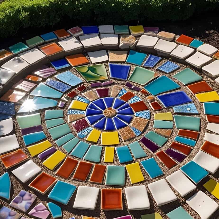 Art in your garden Design your own unique piece of garden art by flacking